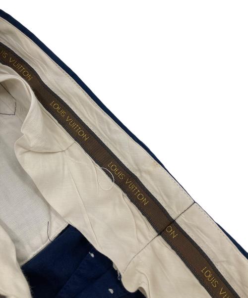 LOUIS VUITTON（ルイ ヴィトン）LOUIS VUITTON (ルイ ヴィトン) センタープレスパンツ ネイビー サイズ:40の古着・服飾アイテム
