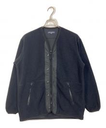COMME des GARCONS HOMME（コムデギャルソン オム）の古着「エステルボア × エステルタフタ ライナージャケット　ボアジャケット　アウター　ライトアウター　日本製」｜ブラック