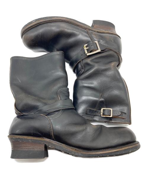 RED WING（レッドウィング）RED WING (レッドウィング) 91年製 茶芯 エンジニアブーツ ブラック サイズ:無しの古着・服飾アイテム