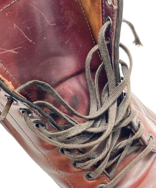 Alden（オールデン）Alden (オールデン) Leather Soul別注 コードバン キャップトゥ レースアップ ブーツ　USA製 ブラウン サイズ:US 10 B/Dの古着・服飾アイテム