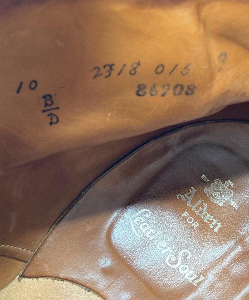 Alden（オールデン）Alden (オールデン) Leather Soul別注 コードバン キャップトゥ レースアップ ブーツ　USA製 ブラウン サイズ:US 10 B/Dの古着・服飾アイテム