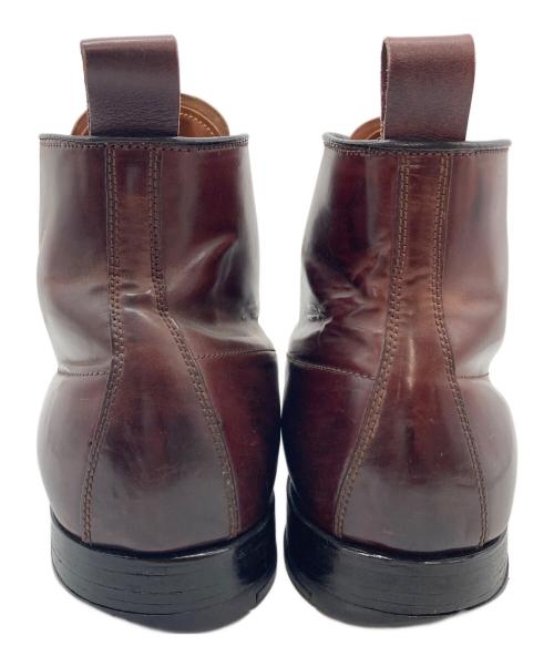 Alden（オールデン）Alden (オールデン) Leather Soul別注 コードバン キャップトゥ レースアップ ブーツ　USA製 ブラウン サイズ:US 10 B/Dの古着・服飾アイテム