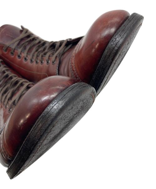 Alden（オールデン）Alden (オールデン) Leather Soul別注 コードバン キャップトゥ レースアップ ブーツ　USA製 ブラウン サイズ:US 10 B/Dの古着・服飾アイテム