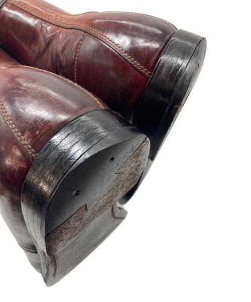 Alden（オールデン）Alden (オールデン) Leather Soul別注 コードバン キャップトゥ レースアップ ブーツ　USA製 ブラウン サイズ:US 10 B/Dの古着・服飾アイテム