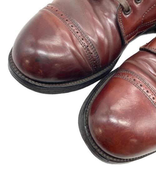 Alden（オールデン）Alden (オールデン) Leather Soul別注 コードバン キャップトゥ レースアップ ブーツ　USA製 ブラウン サイズ:US 10 B/Dの古着・服飾アイテム
