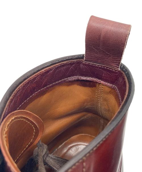 Alden（オールデン）Alden (オールデン) Leather Soul別注 コードバン キャップトゥ レースアップ ブーツ　USA製 ブラウン サイズ:US 10 B/Dの古着・服飾アイテム