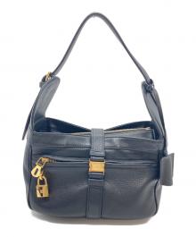LOEWE（ロエベ）の古着「ワンショルダーバッグ　ハンドバッグ　レザーバッグ」｜ブラック