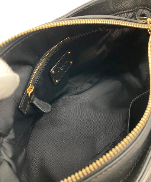 LOEWE（ロエベ）LOEWE (ロエベ) ワンショルダーバッグ　ハンドバッグ　レザーバッグ ブラックの古着・服飾アイテム