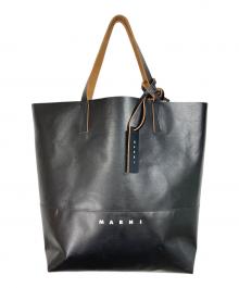 MARNI（マルニ）の古着「25AW TRIBECA N/S TOTE 25AWトライベッカNSトート トートバッグ　イタリア製」｜ブラック