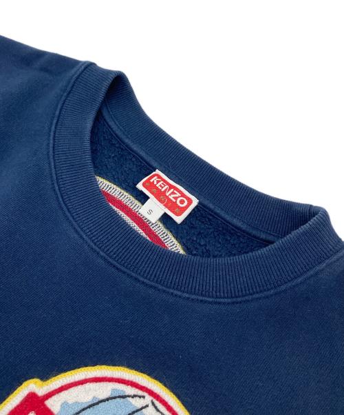 KENZO（ケンゾー）KENZO (ケンゾー) KENZO WORLD スウェットシャツ ネイビー サイズ:Sの古着・服飾アイテム