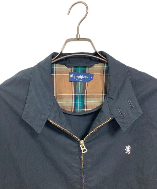 Gymphlex（ジムフレックス）Gymphlex (ジムフレックス) COTTON/NYLON TWILL SWING TOP  コットンナイロンツイルスイングトップ  アウター　ライトアウター ブラック サイズ:M	の古着・服飾アイテム