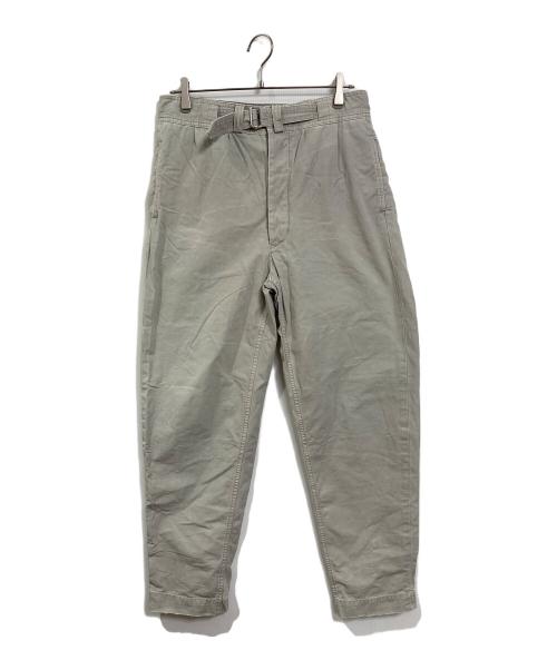 POLO RALPH LAUREN（ポロ・ラルフローレン）POLO RALPH LAUREN (ポロ・ラルフローレン) ベルテッドボタンフライパンツ コットンパンツ カーキ サイズ:29/32の古着・服飾アイテム