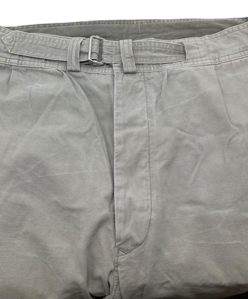 POLO RALPH LAUREN（ポロ・ラルフローレン）POLO RALPH LAUREN (ポロ・ラルフローレン) ベルテッドボタンフライパンツ コットンパンツ カーキ サイズ:29/32の古着・服飾アイテム