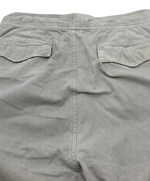 POLO RALPH LAUREN（ポロ・ラルフローレン）POLO RALPH LAUREN (ポロ・ラルフローレン) ベルテッドボタンフライパンツ コットンパンツ カーキ サイズ:29/32の古着・服飾アイテム