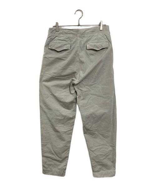 POLO RALPH LAUREN（ポロ・ラルフローレン）POLO RALPH LAUREN (ポロ・ラルフローレン) ベルテッドボタンフライパンツ コットンパンツ カーキ サイズ:29/32の古着・服飾アイテム
