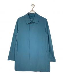 MACKINTOSH LONDON（マッキントッシュ ロンドン）の古着「ストレッチナイロンステンカラーコート」｜グリーン