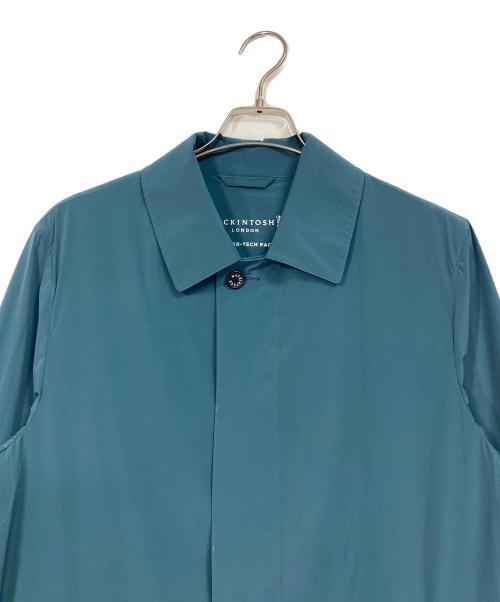 MACKINTOSH LONDON（マッキントッシュ ロンドン）MACKINTOSH LONDON (マッキントッシュ ロンドン) ストレッチナイロンステンカラーコート グリーン サイズ:40の古着・服飾アイテム