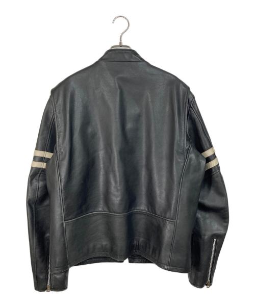Schott（ショット）Schott (ショット) カフェレーサージャケット　カウレザー ブラック サイズ:XLの古着・服飾アイテム