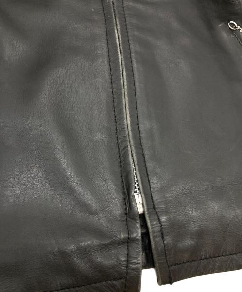 Schott（ショット）Schott (ショット) カフェレーサージャケット　カウレザー ブラック サイズ:XLの古着・服飾アイテム