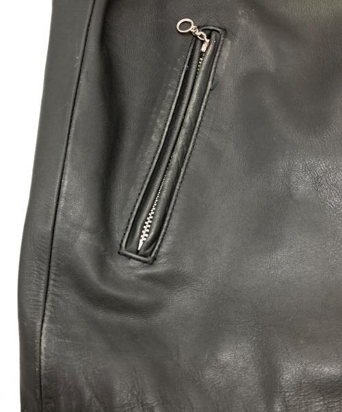 Schott（ショット）Schott (ショット) カフェレーサージャケット　カウレザー ブラック サイズ:XLの古着・服飾アイテム