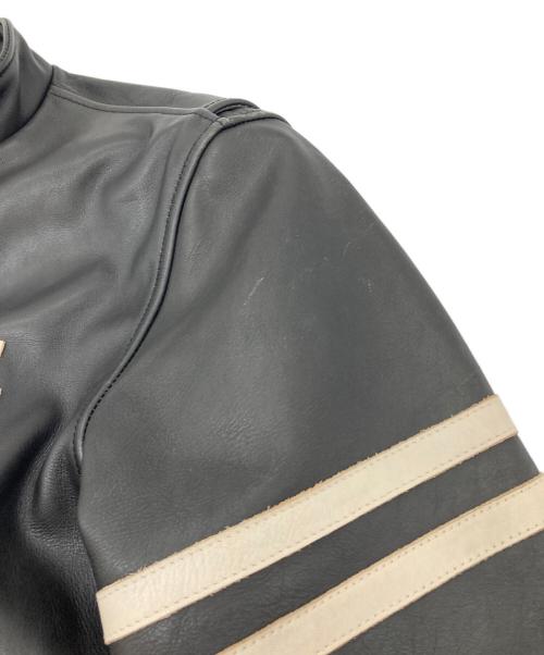 Schott（ショット）Schott (ショット) カフェレーサージャケット　カウレザー ブラック サイズ:XLの古着・服飾アイテム