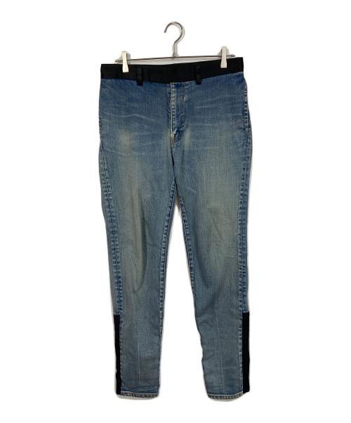 UNDERCOVER（アンダーカバー）UNDERCOVER (アンダーカバー) 切替デニムパンツ　日本製 インディゴ サイズ:3の古着・服飾アイテム