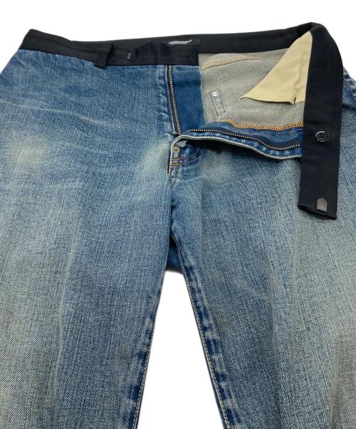 UNDERCOVER（アンダーカバー）UNDERCOVER (アンダーカバー) 切替デニムパンツ　日本製 インディゴ サイズ:3の古着・服飾アイテム