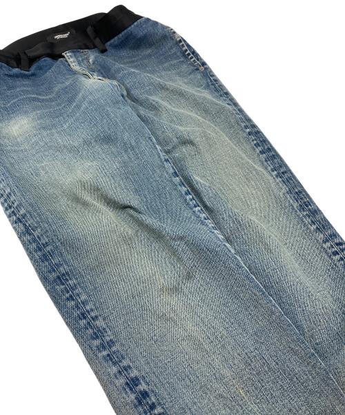 UNDERCOVER（アンダーカバー）UNDERCOVER (アンダーカバー) 切替デニムパンツ　日本製 インディゴ サイズ:3の古着・服飾アイテム