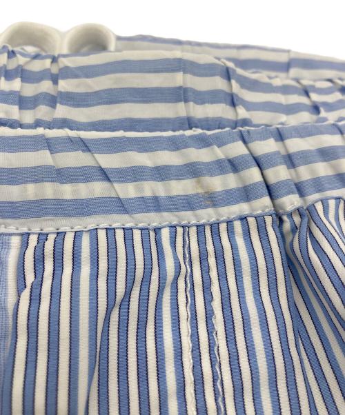 COMME des GARCONS SHIRT（コムデギャルソンシャツ）COMME des GARCONS SHIRT (コムデギャルソンシャツ) パッチワークストライプパンツ スカイブルー サイズ:Sの古着・服飾アイテム