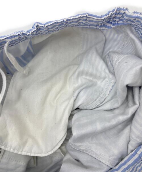 COMME des GARCONS SHIRT（コムデギャルソンシャツ）COMME des GARCONS SHIRT (コムデギャルソンシャツ) パッチワークストライプパンツ スカイブルー サイズ:Sの古着・服飾アイテム