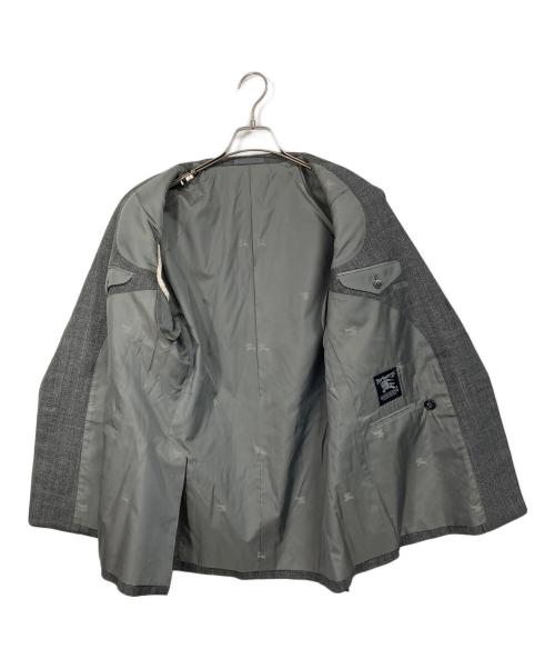 Burberry's（バーバリーズ）Burberry's (バーバリーズ) グレンチェックダブルジャケットセットアップスーツ グレー サイズ:A6の古着・服飾アイテム