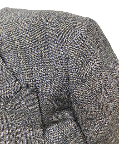 Burberry's（バーバリーズ）Burberry's (バーバリーズ) グレンチェックダブルジャケットセットアップスーツ グレー サイズ:A6の古着・服飾アイテム