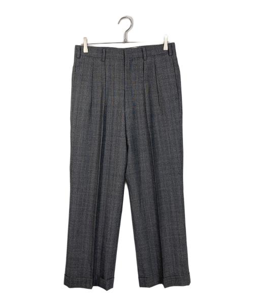 Burberry's（バーバリーズ）Burberry's (バーバリーズ) グレンチェックダブルジャケットセットアップスーツ グレー サイズ:A6の古着・服飾アイテム