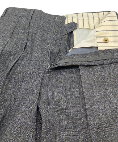 Burberry's（バーバリーズ）Burberry's (バーバリーズ) グレンチェックダブルジャケットセットアップスーツ グレー サイズ:A6の古着・服飾アイテム