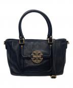 TORY BURCHトリーバーチ）の古着「2WAYショルダーバッグ　ハンドバッグ　」｜ブラック