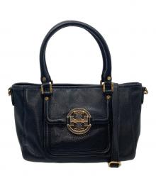 TORY BURCH（トリーバーチ）の古着「2WAYショルダーバッグ　ハンドバッグ　」｜ブラック