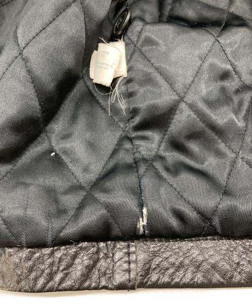 GAP（ギャップ）GAP (ギャップ) 【古着】00'Sカウレザージャケット　00年　牛革　 ブラック サイズ:Lの古着・服飾アイテム