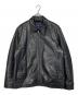 GAP（ギャップ）の古着「【古着】00'Sカウレザージャケット　00年　牛革　」｜ブラック