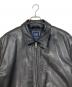GAP (ギャップ) 【古着】00'Sカウレザージャケット　00年　牛革　 ブラック サイズ:L：25000円