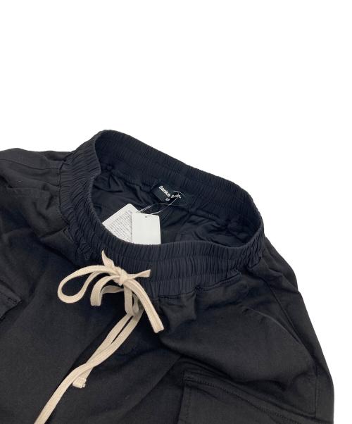 DANKE SCHON（ダンケ シェーン）DANKE SCHON (ダンケ シェーン) PREMIUM SUPER STRETCH TC BLACK WIDE ZIP POCKET PANT ブラック サイズ:28 未使用品の古着・服飾アイテム