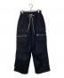 DANKE SCHON（ダンケ シェーン）の古着「PREMIUM SUPER STRETCH TC BLACK WIDE ZIP POCKET PANT」｜ブラック