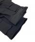中古・古着 DANKE SCHON (ダンケ シェーン) PREMIUM SUPER STRETCH TC BLACK WIDE ZIP POCKET PANT ブラック サイズ:28 未使用品：8000円