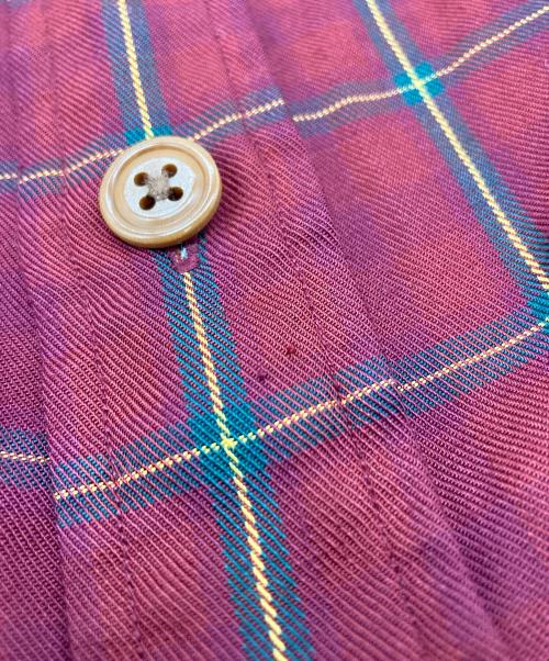 POLO RALPH LAUREN（ポロ・ラルフローレン）POLO RALPH LAUREN (ポロ・ラルフローレン) 【古着】チェックレーヨンシャツ レッド サイズ:XLの古着・服飾アイテム