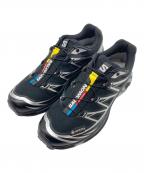 SALOMONサロモン）の古着「XT-6 GTX  GORETEX ゴアテックス　防水　スポーツ　アウトドア　テック系　スニーカー　トレイルランニング」｜ブラック