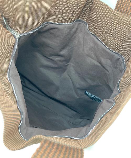 HERMES（エルメス）HERMES (エルメス) エールライン カバス トートバッグ ブラウン サイズ:実寸参照の古着・服飾アイテム
