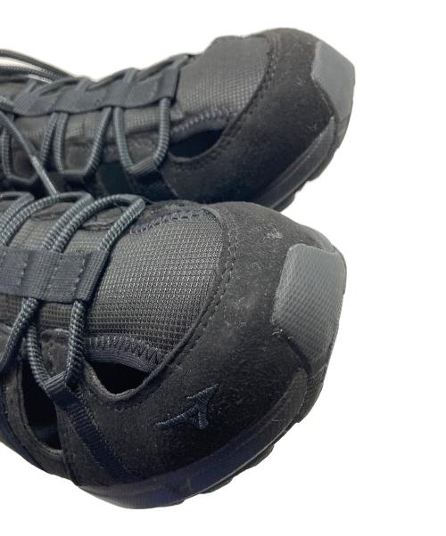 MIZUNO（ミズノ）MIZUNO (ミズノ) ウエーブエボークスウィッチスエード　スポーツ　アウトドア　サンダル ブラック サイズ:US 8.5の古着・服飾アイテム