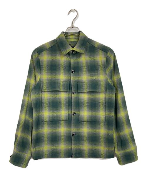 G-STAR RAW（ジースターロゥ）G-STAR RAW (ジースターロゥ) チェックネルシャツ　長袖シャツ イエロー サイズ:XSの古着・服飾アイテム