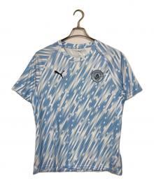 PUMA（プーマ）の古着「マンチェスターシティ 25/26 プレマッチ シャツ 半袖　スポーツ　アウトドア」｜スカイブルー