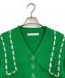 YOHEI OHNO (ヨウヘイオオノ) Asunaro Cardigan  アスナロカーディガン  デザインカーディガン　日本製 グリーン サイズ:36：8000円