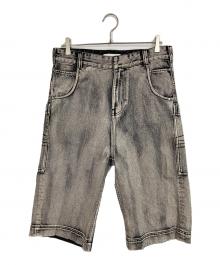 entire studios（エンタイアスタジオ）の古着「D-SHORTS / CHARGRILL  ディーショーツチャコールグリル  デザインパンツ　ハーフパンツ」｜グレー